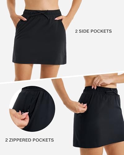 Stelle Women's Golf Skort Skirts 16" Hiking Skort for Tennis Outdoors Quick Drying Athletic Workout Skort with Pockets - Image 5