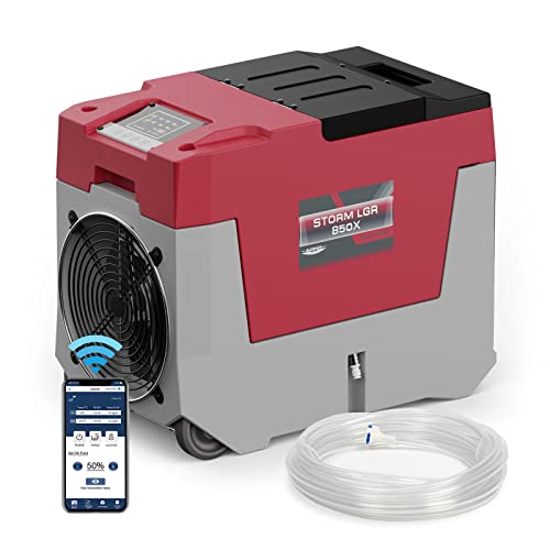 AlorAir 180 PPD Commercial Dehumidifier Smart WiFi Control, Storm LGR 850X Industrial Dehumidifier with Pump, 28 Gallons Water Damage Restoration for Basements, Garages, Crawl Space, 5 Years Warranty AlorAir 180 PPD Commercial Dehumidifier Smart WiFi Control, Storm LGR 850X Industrial Dehumidifier with Pump, 28 Gallons Water Damage Restoration for Basements, Garages, Crawl Space, 5 Years Warranty