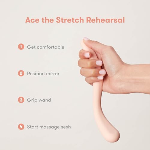 Frida Mom Labor and Delivery Essentials for Labor Prep, Prepare-to-Push Perineal Massage Wand - Thumbnail 5