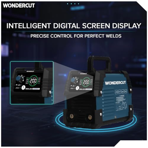 Image of WONDERCUT 200A ARC Inverter Welding Machine WC-MMA200-B (IGBT) | VRD Anti-Shock Safety System | ARC Force Control | Advanced Touch Panel with Hot Start, Anti-Stick Functions