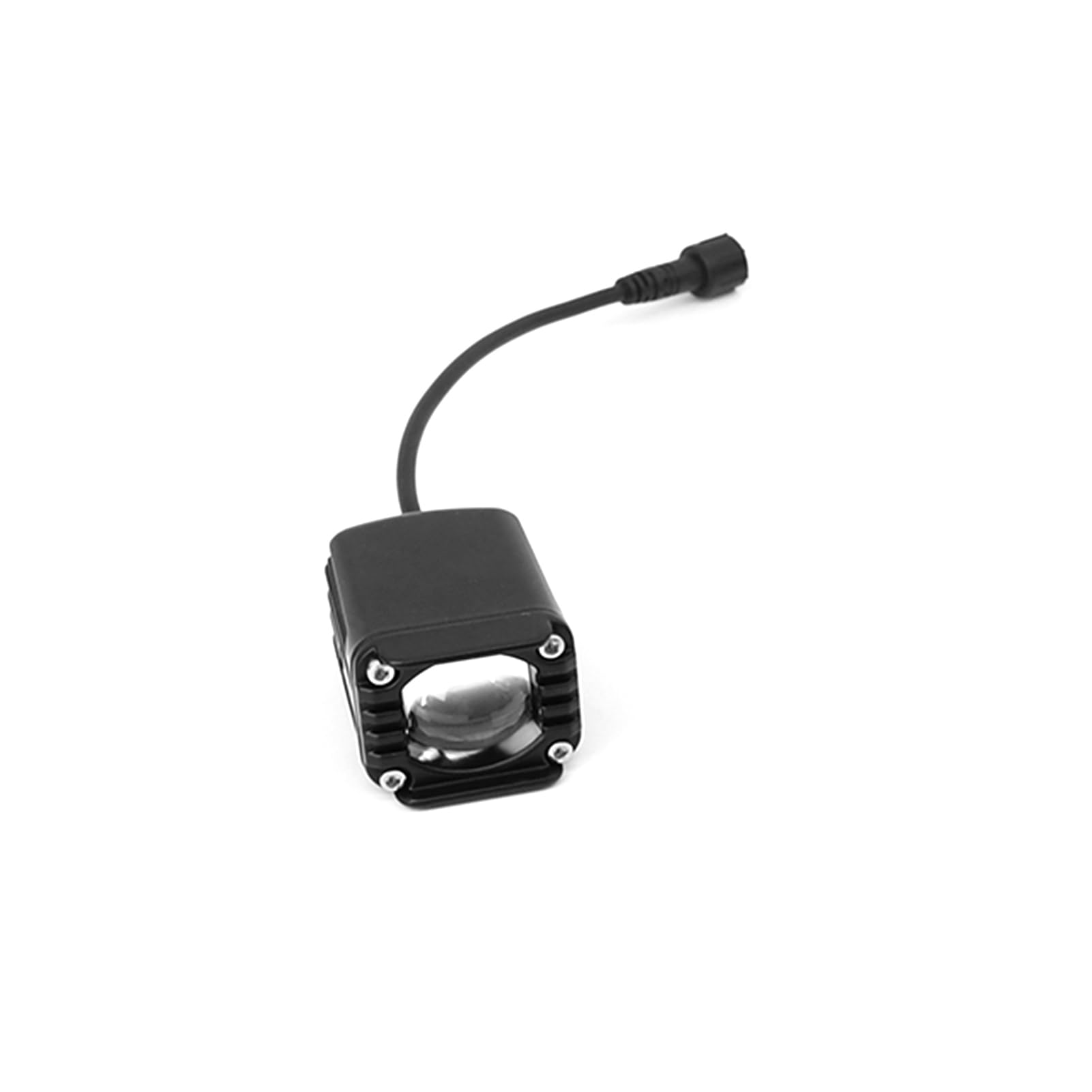 Keenso Fari LED Motociclo, 2Pezzi 40W 4000LM Luci di Guida Ausiliarie con Cablaggio Interruttore, 6000K Bianco 3000K Ambra per Auto ATV SUV Camion (luce verde)