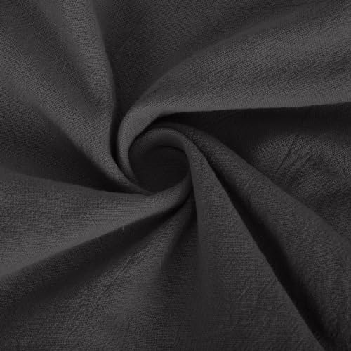 Generic Mens Linen Harem Drawstring Pants Casual Elastic Waist Lightweight Trouser Hippie Loose Wide Leg Pants with Pocket4