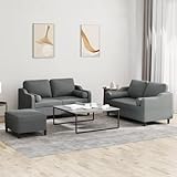 Confort salon complet sans effort : le pack contient 2 canapés 2 places 138/158 cm + 1 pouf 70 x 55 cm + 4 coussins 15 Ø x 50 cm et 4 oreillers cylindriques pour transformer instantanément votre living en espace cosy lecture détente