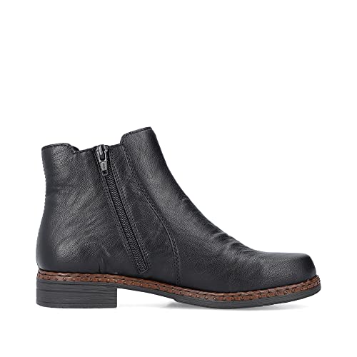 Rieker Damen Chelsea-Stiefel 75170-00 schwarz Gr. 39 – Ansicht 3