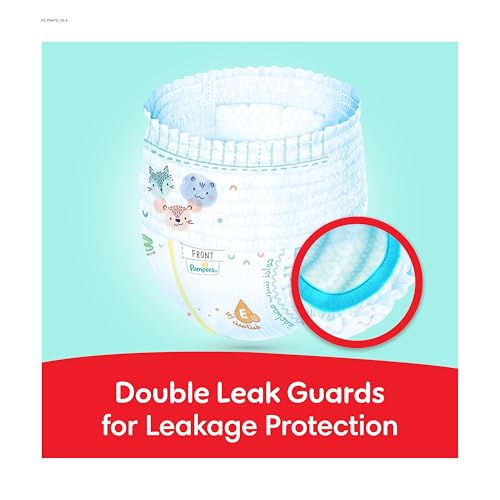 حفاضات التيميت كومفورت بانتس من بامبرز مقاس 5، 12-18 كجم، لوشن غني بالصبار وفيتامين E، قطن ناعم لحماية بنسبة 100% من التسرب، عبوة توفير فائق، 84 قطعة