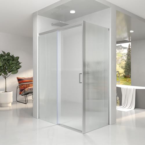 Mampara Ducha Fija 130 Marca VARO BATH