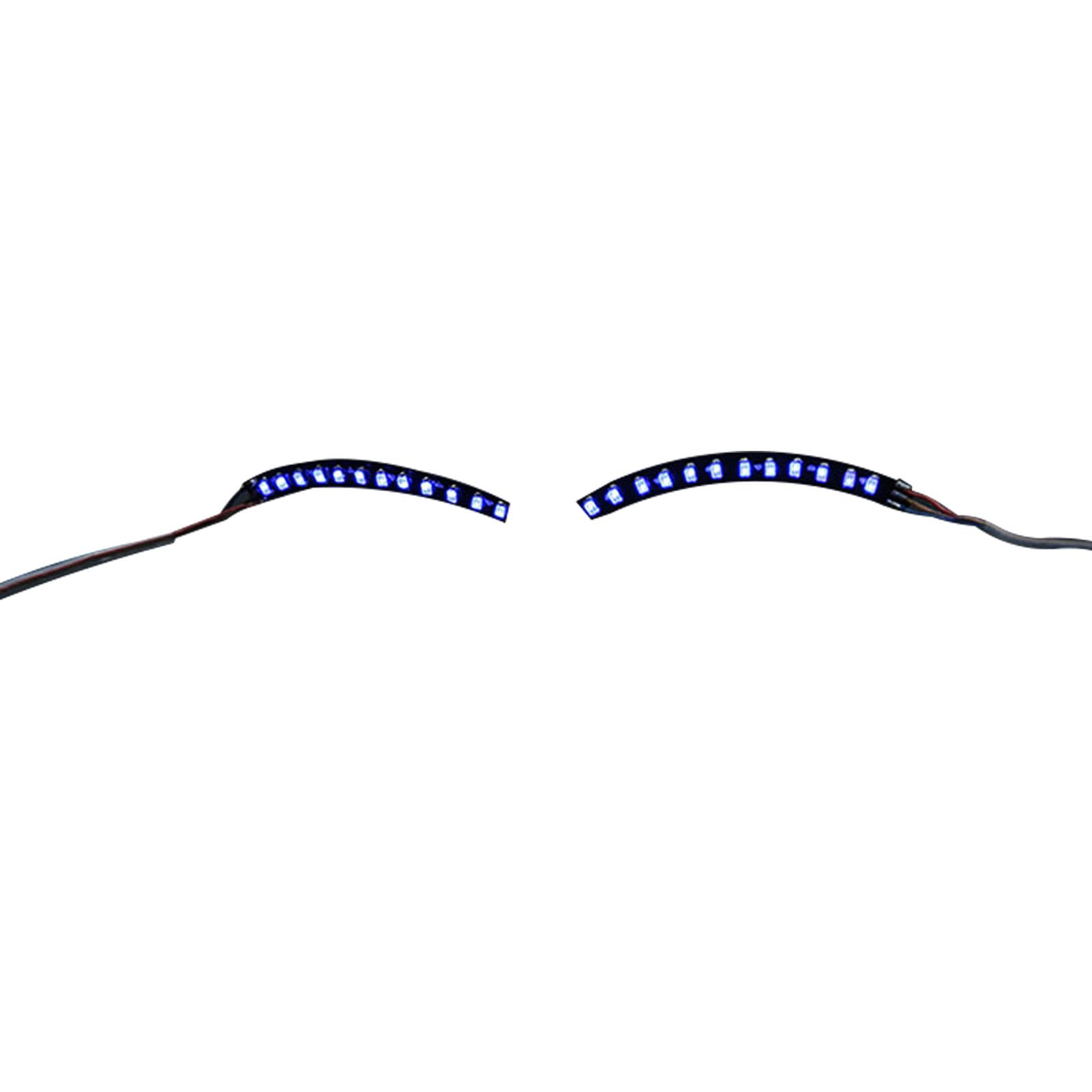 False Eyelashes Light LED Light-Up False Lashes, Lightweight Luminous Eyelashes for Parties & Bars, Blue Glow Eyelashes