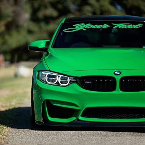 Custom Windshield Decal, Personalized to Order Premium Automotive Vinyl Lettering, Car, Truck, Windshield, Window, Sticker, CTDP, Graphic