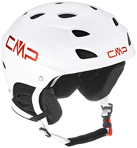 CMP - Casco da sci XJ-3 da bambini, Bianco, S