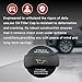 Qiqimingxin Oil Filler Cap Fit for Porsche Cayenne 2004-2013 Fit for Porsche Panamer 2010-2014 Replace 95510448500 with Shield Seal ABS Material