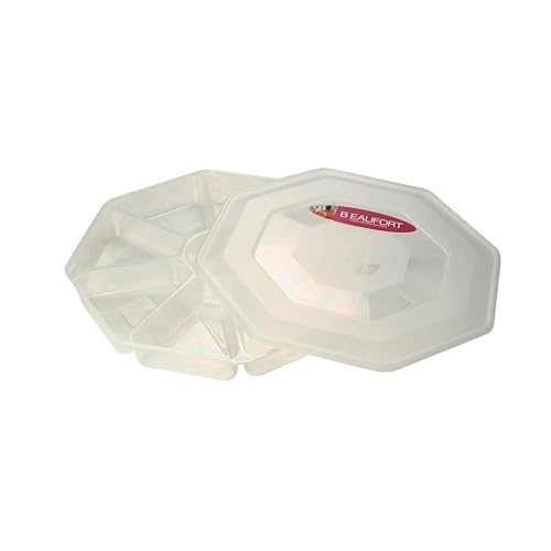 Kitchen Supplies 8 Section Nibbles Tray with Lid, 13 Litres,