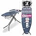 Produktbild EUROGOLD® XXL Bügelbrett 130x48cm [INKL. TURBOBEZUG & ÄRMELBRETT] - Bügeltisch für Dampfbügelstation (Made in Europe) - Tischbügelbrett mit Steckdose - Ironing Board - Stabil & Höhenverstellbar