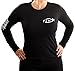 Race Sport Ladies Soft Style Long Sleeve Jersey (Black, Small)