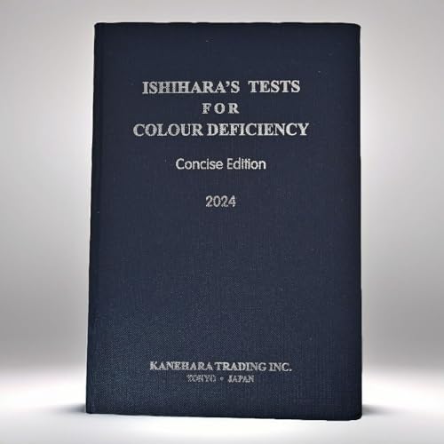 KASHSURG Ishihara Test Chart Books for Color DeficiencyPack of 5