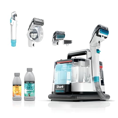 Shark StainStriker | Portable Carpet, Upholstery & Area Rug Cleaner | 3 Tools | Powerful Stain...