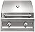 Artisan American Eagle 26-Inch 2-Burner Built-In Propane Gas Grill - AAEP-26-LP