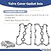 Getfarway 2Pcs Left & Right Engine Valve Cover Gasket Set VS50865R VS50541 Compatible with Audi A4 A5 A6 A7 A8 Q5 Q7 S4 3.0L 3.2L V6 2008-2019│Volkswagen Touareg 2011-2015 06E103483Q 06E103484P