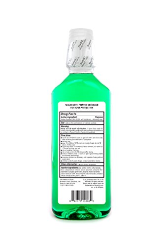 Amazon Brand - Solimo Anticavity Fluoride Rinse, Alcohol Free, Mint, 18 Fluid Ounces, Pack Of 1 #TOP1