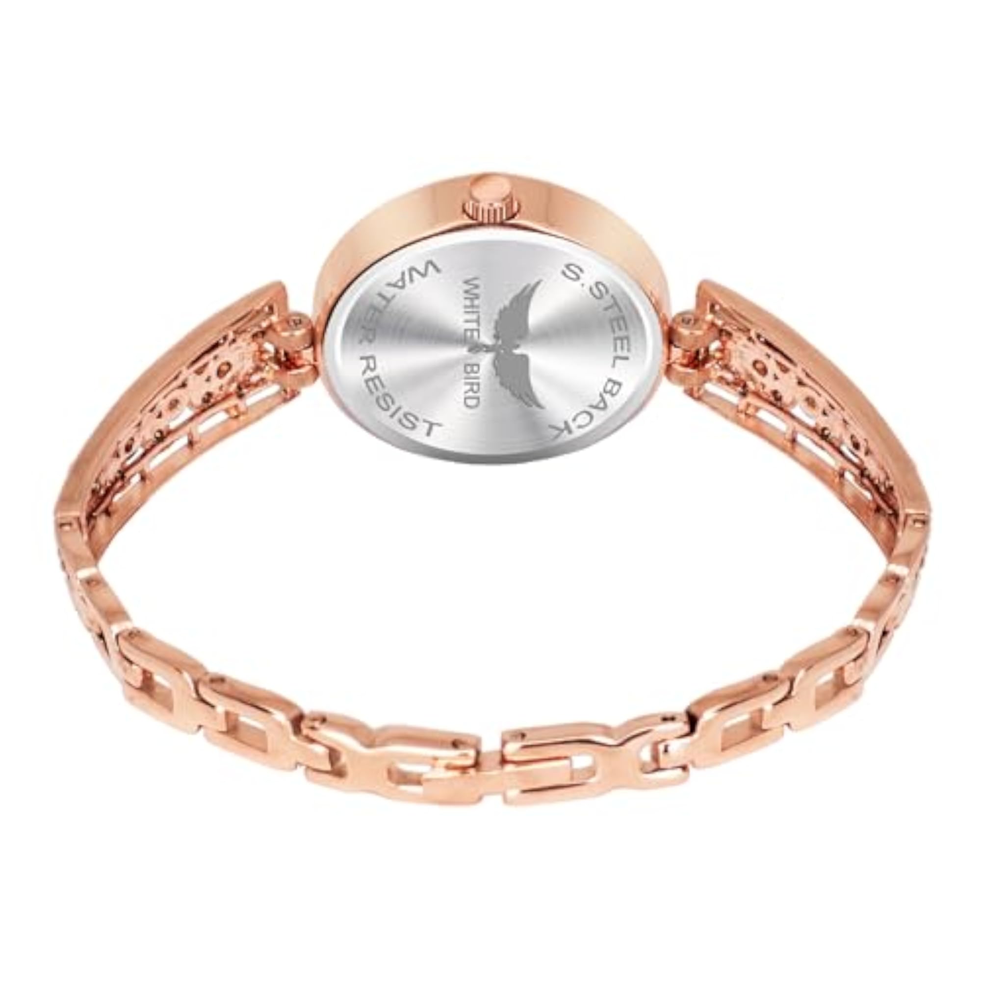 Women's Starlet Quartz Analog Rose Gold Dial Watch