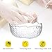 SOONHUA Nail Art Manicure Care Soak Bowl Tray, Hand Soaking Bowl for Nail Treatment Polish Removal (Transparent)