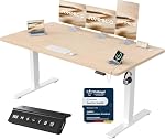 JUMMICO – JUMMICO Höhenverstellbarer Schreibtisch 160 x 70 cm, USB-A-A