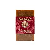 Bali Soap - Cinnamon Pack of 3, Natural Soap Bar, Face or Body Soap Best for All Skin Types, For...