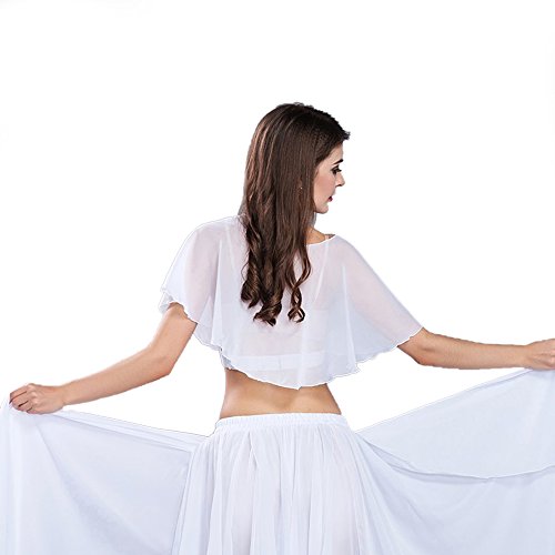Maillot de danse du ventre en mousseline confortable et extensible - 4