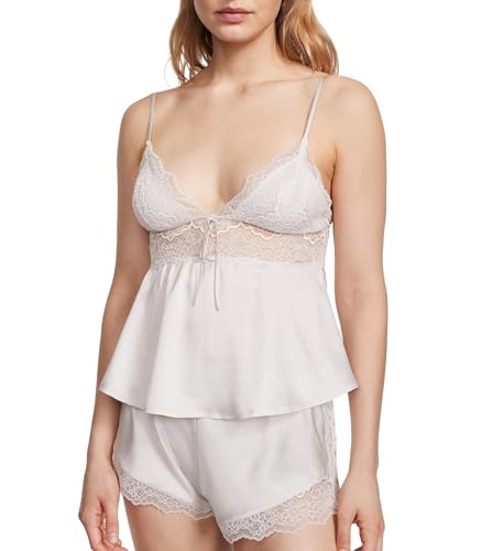 Victoria's Secret Stretch Lace & Satin Cami Set, Silk Lingerie