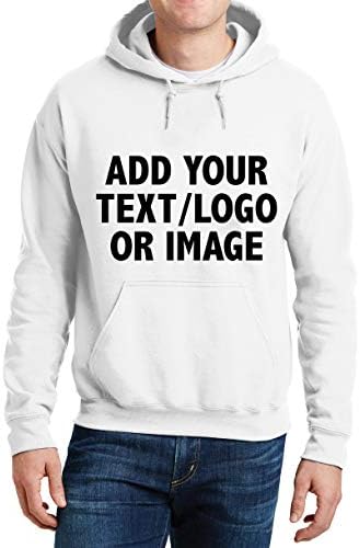 INK STITCH Unisex Design Your Own Hoodie -Custom Hoodies - Team Sweatshirts - White (M)