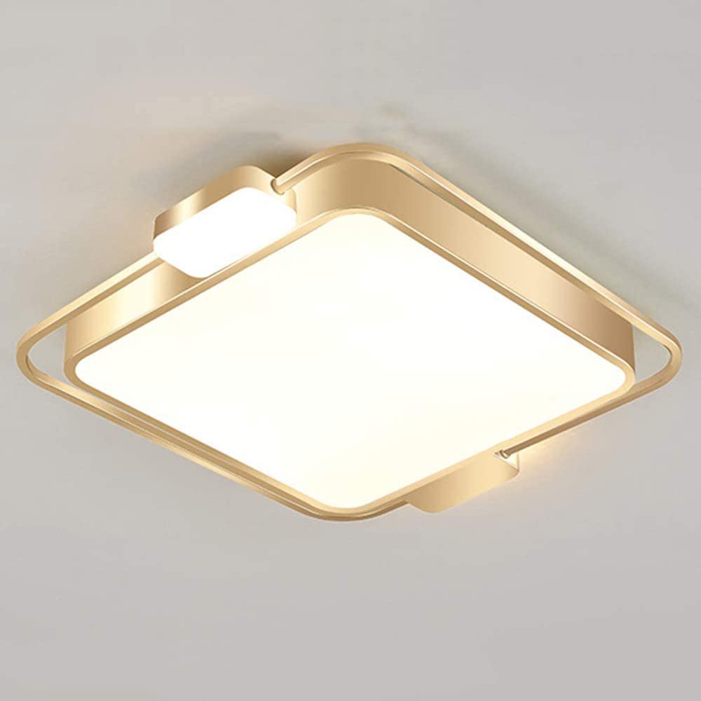 Plafonnier LED carré dimmable pour optimiser les plafonds bas