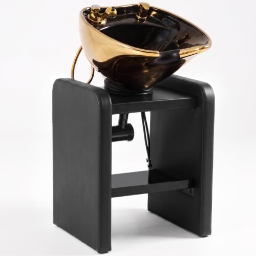 Gold Ceramic Shampoo Bowl