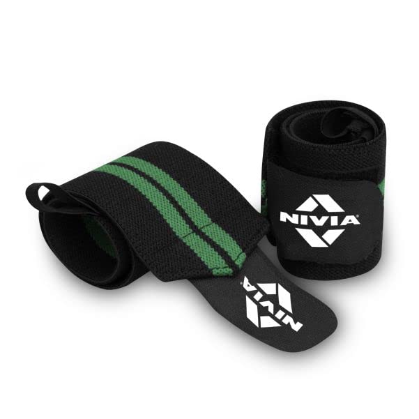 Nivia Weight Lifting Wrist Support with Thumb Loop Strap for Gym