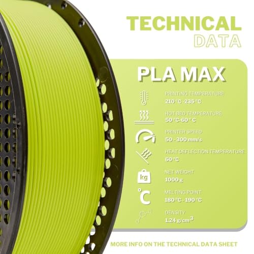 Filamento PLA 3DFILS Neat Winding esFil PLA MAX 1.75mm 1Kg Lima RAL 381. - Fernando Cortés Filamento PLA 3DFILS Neat Winding esFil PLA MAX 1.75mm 1Kg Lima RAL 381. - Fernando Cortés