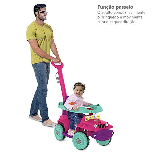 Babyjipe Passeio & Andador (Rosa), Bandeirante, Rosa