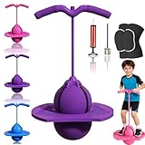 HOPASRISEE 2026 Neu Pogo-Sprungball Für Kinder Und Erwachsene, Pogo Ball Mit Griff, Hüpfspielzeug Outdoor, Hüpfball Erwachsene - Tragfähigkeit 300 Kg, Pogo Ball - Verdickt Und Verschleißfest (1PC-B)