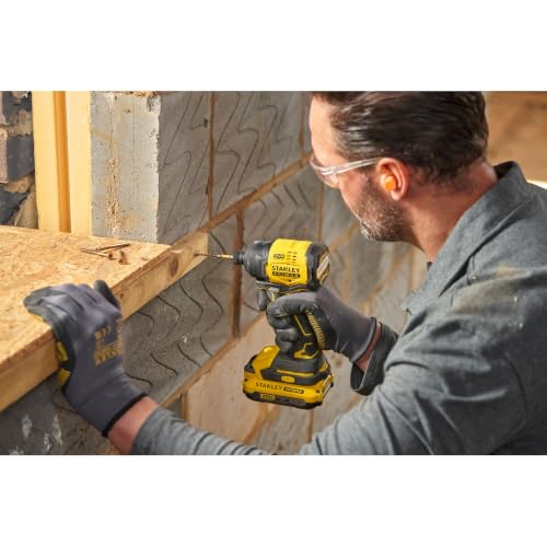 Image of STANLEY FATMAX SBI811-B1 20V MAX CORDLESS Brushless 1 /4 Inch Hex Impact Driver | 2900 RPM Variable Speed | 180 Nm High Torque Heavy Duty Power Fastener - BARE TOOL (Battery & Charger NOT Included)