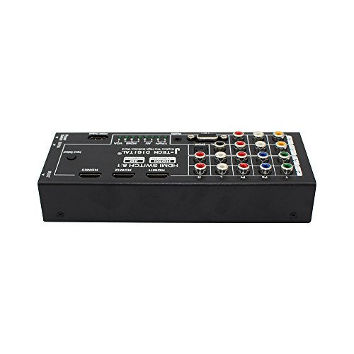 Extracteur audio HDMI J-Tech Digital multifonction 8 entrées 1 sortie commutateur surround 3D