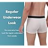 AIRCUTE Men Urine Incontinence Underwear Fly Front Opening Absorbent Leak Proof Boxer Briefs for Leakage Dribbles (Small, Black)