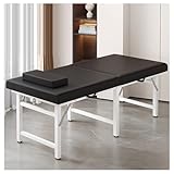 Fácil de transportar: Nuestra camilla de masaje plegable está equipada con asas gruesas y reforzadas; estas asas están diseñadas para garantizar un agarre cómodo, permitiéndole transportar la camilla con facilidad sin sentir fatiga en las manos.