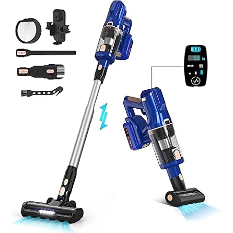 Akku Staubsauger 33000Pa mit Touchscreen Cover