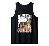 Ami i Rough Collie? Afferra questo divertente Rough Collie vestiti e roba per bambini, donne e uomini. Questo carino Rough Collie accessori è un grande regalo Rough Collie per il proprietario del cane Rough Collie.