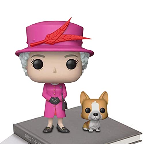 Queen Elizabeth Ii Memorial Action Figure | Commemoration Of The Queen Of Great Britain | Cute Queen And Dog Action Figures Collectible Model Toys For Commemorative Decorations Gifts #TOP3
