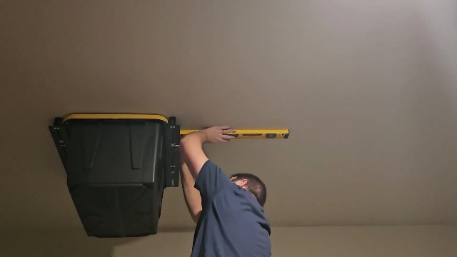 Amazon.com: TORACK Garage Ceiling Bin Storage Rack, Overhead Tote