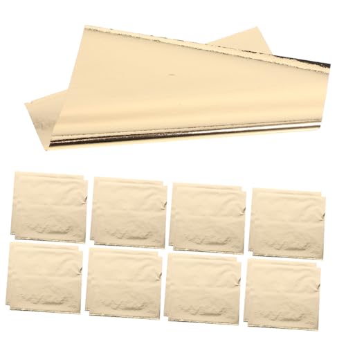 Anneome Versatile 100pcs Decorative Foil Sheets for Crafts Art Projects and Gilding