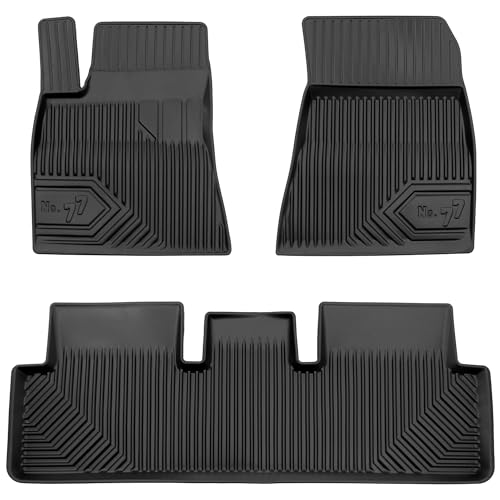 Tapis de sol caoutchouc Tesla Model 3 anti-salissure pour éviter la boue et l'eau dans l'auto