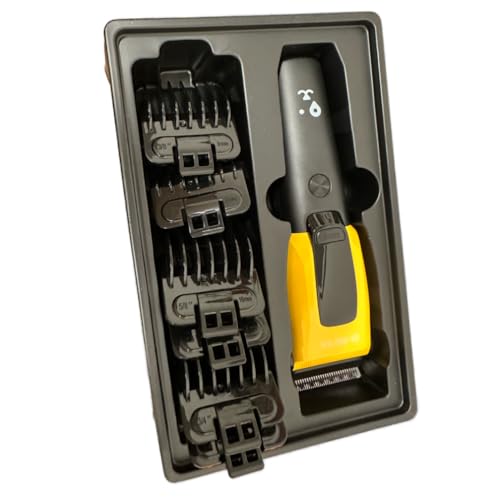 Máquina de Tosa Silenciosa para Pets com Display Digital – 3 Modos de Corte, Luz Auxiliar e Bateria