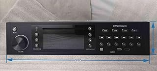 iRV Technology iRV68 AM/FM/CD/DVD/MP3/MP4/HDMI in&Out w/ARC/Digital 5.1/Surround Sound/Bluetooth/NFC,3 Zone Independent Wall Mount RV
