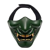 OUTRY Half Face Mask - Lower Face Protective Tactical Mask for Airsoft/Paintball/BB Gun/CS Game/Hunt