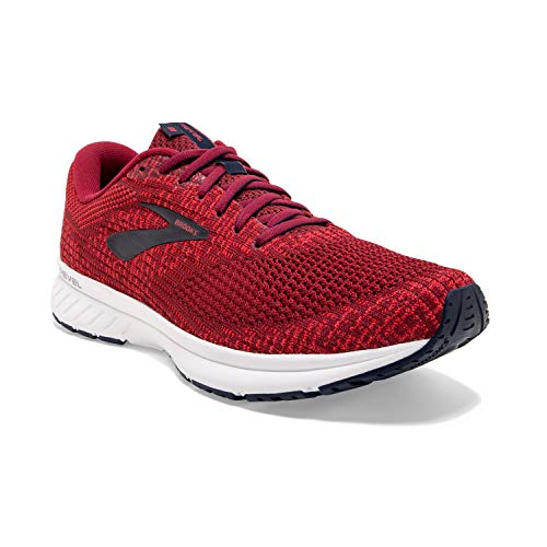 Brooks Mens Revel 3 Running Shoe - Red/Biking Red/Peacoat - D - 10.5