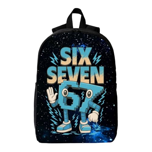 Meme 67 Six Seven Italian Brainrot Backpack, Unisex